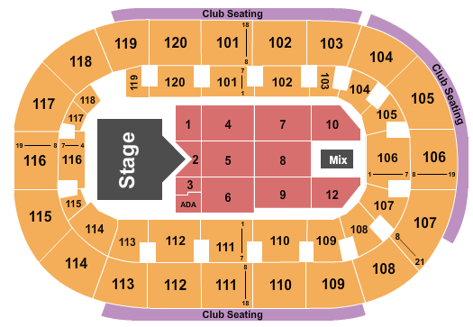 Hertz Arena Rascal Flatts Seating Chart